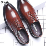 Shoes Men 2023 Autumn Men Shoes Low-top Solid Wedding Shoes Color Fashion Oxford Pointed Office