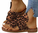 Breakj Wish2023 Summer New Outside Wear Sandals Flat Bow Large Size Women's