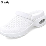 Women Casual Shoes Fashion Breathable Walking Mesh Lace Up Flat Shoes Sneakers Women 2019 Tenis Feminino White Vulcanized