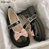 Lolita Shoes kawaii mary jane shoes Women Japanese Style Vintage Girls High Heel Platform shoes College Student JK