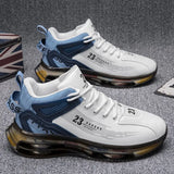 Men Sneakers Running Boots Fashion Outdoor Jogging Sports Shoes Mesh Breathable Cushioning Black Basket Footwear Male Big
