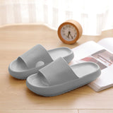 VIP Link Thick Platform Slippers Women Men Home Bathroom Soft EVA Sandals Woman 2023 Summer Non-slip Beach Flip