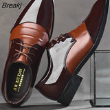 Shoes Men 2023 Autumn Men Shoes Low-top Solid Wedding Shoes Color Fashion Oxford Pointed Office