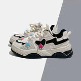 New Japanese Casual Canvas Kawaii Pink Flat Women's Sneakers Platform Sports Shoes Vulcanize Running Lolita Tennis