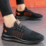 Light Men Sneakers Breathable Mesh Hollow Unisex Running Shoes Men Women Athletic Walking Gym Shoes Big Size 47