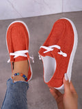 New Women Flats Shoes Breathable Loafers Casual Comfortable Non-Slip Canvas Shoe Zapatos Mujer Lightweight Walking