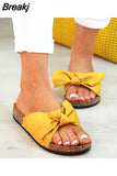 Women Low Female Slippers Luxury Slides Soft 2023 Designer Flat Summer PU Fretwork Basic Rubber Pleated Slippers Casual