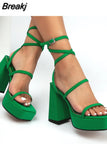 Platform High Heels Women Sandals 2023 Brand New Spring Summer Fashion Office Lady Women Shoes Sandals Walking