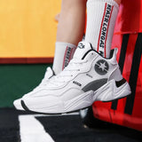 Men Running Shoes High Top Sneakers Women Breathable Gym Athletic Shoes White Sneakers Height Increasing Zapatillas De
