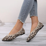 Loafers Shoes Woman 2024 Trend Ballet Flats Women Barefoot Comfortable Shoe Female Pointed Toe Slip-on Knitted Flat