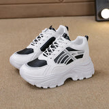 Brand Designer Women's Casual Shoes Thick Sole Anti Slip Lace Up Sports Shoes Student Running Shoes Women's