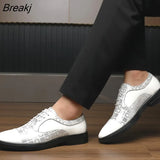 Dress Shoes for Men 2022 Spring Autumn Fashion Formal Suit Shoes Man Brand PU Leather Wedding Party Style Men's