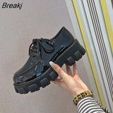 Women Chunky Sneakers Hidden Heels Height Increasing Ladies Wedge Shoes High Top Autumn Platform Women Shoes shoes for
