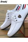 Breathable Solid Color Slip Men Driving Shoes Spring And Autumn New Style Breathable Men's Peas Shoes the British
