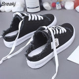 Hot New 2021 Spring Summer Women Canvas Shoes flat sneakers women casual shoes low upper lace up white shoes