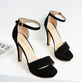 women's sandals, open toe platform fashion casual solid sandals, soft cool retro romantic women's