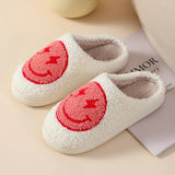 2023 New Cartoon Graphic Warm Indoor Slippers Women Cute Soft Sole Winter Shoes for Home Anti-Slip Thick Plush