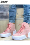 Canvas Sneakers Women Shoes Canvas Shoe Casual Women Sport Shoes Flat Lace-Up Adult Casual Shoes Breathable Large