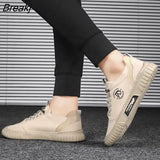 Breathable Men Shoes Trend Mens Board Shoes Umbrella Canvas Sneakers All-match Sports Casual Shoes Flat alpargatas
