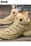 Men Boots Tactical Military Combat Boots Outdoor Hiking Boots Winter Shoes Light Non-slip Men Desert Boots Ankle Boots