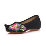 Breakj Head Shoes Opera Shoes Embroidered Cloth Shoes Ethnic Wind Spring Autumn Women's Shoes Single