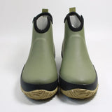 New Men's Pull-on Rain Boots Waterproof Rubber Ankle Boots Outdoor Leisure Fishing Boots Student Rain