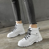Women Winter Snow Boots 2023 New Fashion Style High-top Shoes Casual Woman Waterproof Warm Woman Female High Quality White