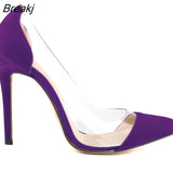 Womens Leather VELVET High Heels Corset Pointed Toe Party Pumps Ladies Wedding