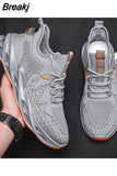 New Summer Breathable Man Sneaker Fashionable Running Vulcanize Shoe Mesh Sports Flat Shoes for men white sneakers