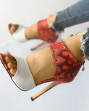 New Thin Heeled Sandals New Shoes Woman High Heels Pumps Sandals Fashion Summer Sexy High Heels Womans