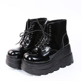 Breakj Autumn And Winter New High-Help Thick Bottom Slope With Large Size Martin Short Boots