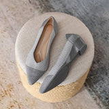 Women Wedge Increase Knitting Shoes Summer New Pointed Casual Slip on Comfortable Loafers Shoes Female Breathable Walking