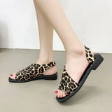 Breakj Sandals Women 2025 Summer New Large-Size Fish Mouth Side Empty Fashion Thick Heel Low-Heeled Sandals