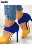 Summer High Heels Pumps Sandals Shoes Woman Fashion Sexy Ladies Increased Stiletto Super Peep Toe