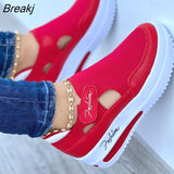 Womens Sneakers Platform Mesh Breathable Casual Shoes Ladies Running Shoes Vulcanized Shoes Tennis Sport Female