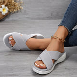 Summer Slippers Women's Shoes Women's Sandals Roman Flat Slippers Casual Beach Indoor and Outdoor Shoes Sandals