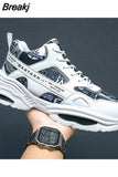 Men Casual Shoes Male Ourdoor Jogging Trekking Sneakers Lace Up Breathable Shoes Men Comfortable Light Soft
