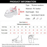Chunky Platform Sneakers for Women High Heels Thick Bottom Vulcanize Shoes Woman 2023 Spring Autumn Increase Casual
