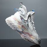 Men Sneakers Platform Men Casual Shoes Hollow Net Tennis Luxury Shoes Fashion Running Walking Shoes For Men Big Size