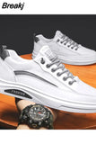 Men New Autumn Leather Casual Shoes Men's Design Sneakers 2023 Fashion Comfortable Outdoor Flats Loafers Plus Size