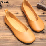 Women Real Leather Shoes Moccasins Mother Loafers Soft Flats Casual Female Driving Ballet Footwear Comfortable grandma