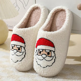 Style Winter Slippers Woman House Indoor Cute Fluffy Fur Slippers for Women Soft Sole Warm Plush Cotton Shoes