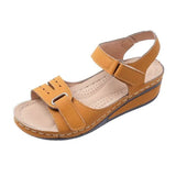 New Sandals Women's Slope And Magic Thick-Sed Thick-Bottomed Large-Size With