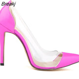 Womens Patent Leather High Heels Corset Pointed Toe Party Pumps Ladies Wedding Shoes US Size