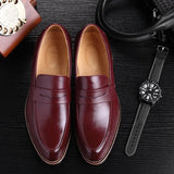 Men Shoes Leather Men's Dress Shoes Luxury Mens Business Oxfords Formals Shoes Classic Gentleman Shoes for