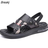 Air Cushion Sandals Men's Summer 2023new Casual Soft Bottom Non-slip Sports Outer Wear Dual-use Sandals and