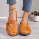 Summer Women Flat Shoes Comfort Non-slip Soft Oxford Solid Color Mom's Shoes New Fashion Leather Flat
