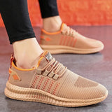 Light Men Sneakers Breathable Mesh Hollow Unisex Running Shoes Men Women Athletic Walking Gym Shoes Big Size 47