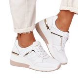 New Women Chunky Sneakers Solid Color Platform Shoes Thick Bottom Zipper Women's Vulcanized Shoes Sneakers Zapatos De