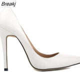 Sexy Crocodile Women Pumps Beauty Party Shoes Spring Summer High Heels Wedding Gold